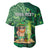 Personalised Hawaii St.Patrick Day Baseball Jersey Surfing Leprechaun LT05 - Polynesian Pride