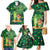 Personalised Hawaii St.Patrick Day Family Matching Mermaid Dress and Hawaiian Shirt Surfing Leprechaun LT05 - Polynesian Pride