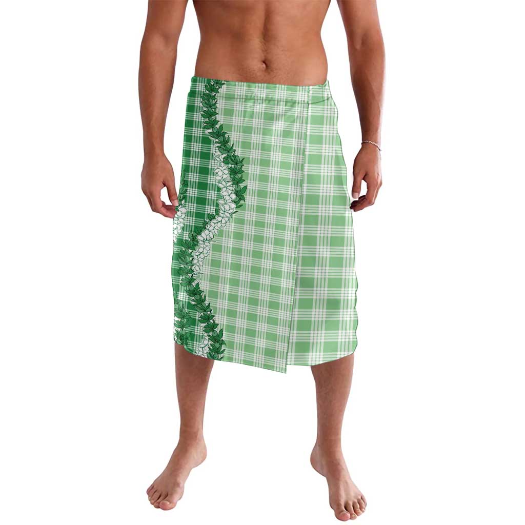 Green Hawaii Palaka Lavalava Hawaiian Honohono Lei LT05 Green - Polynesian Pride