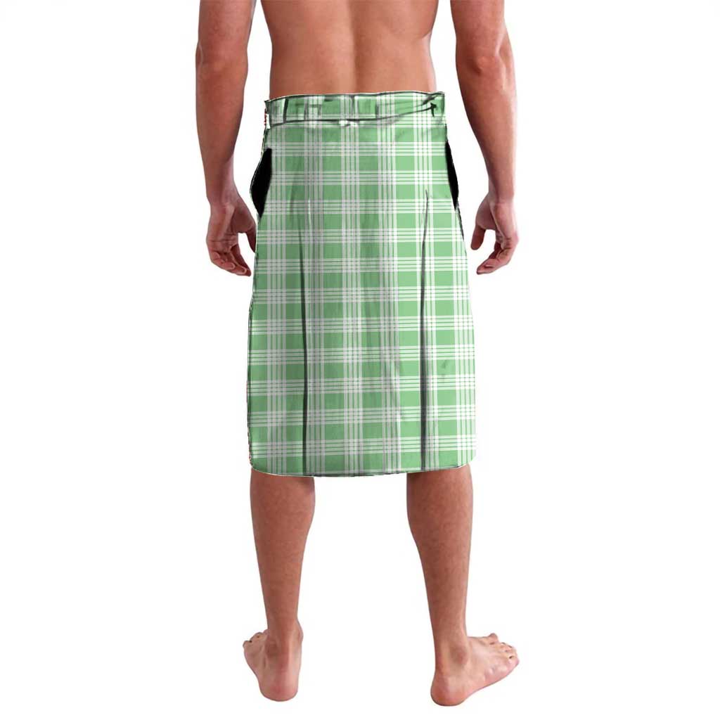 Green Hawaii Palaka Lavalava Hawaiian Honohono Lei LT05 - Polynesian Pride