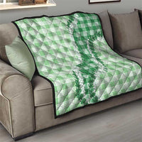 Green Hawaii Palaka Quilt Hawaiian Honohono Lei LT05 - Polynesian Pride