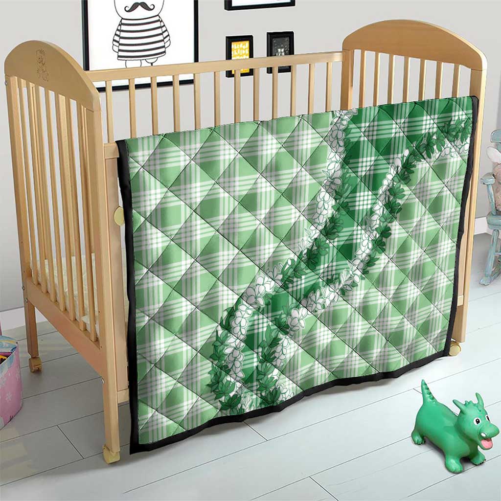 Green Hawaii Palaka Quilt Hawaiian Honohono Lei LT05 - Polynesian Pride