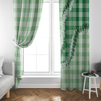 Green Hawaii Palaka Window Curtain Hawaiian Honohono Lei LT05 - Polynesian Pride