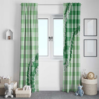 Green Hawaii Palaka Window Curtain Hawaiian Honohono Lei LT05 - Polynesian Pride