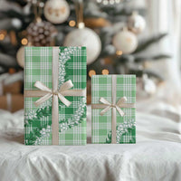 Green Hawaii Palaka Wrapping Paper Hawaiian Honohono Lei LT05 - Polynesian Pride