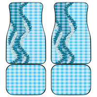 Blue Hawaii Palaka Car Mats Hawaiian Honohono Lei LT05 - Polynesian Pride