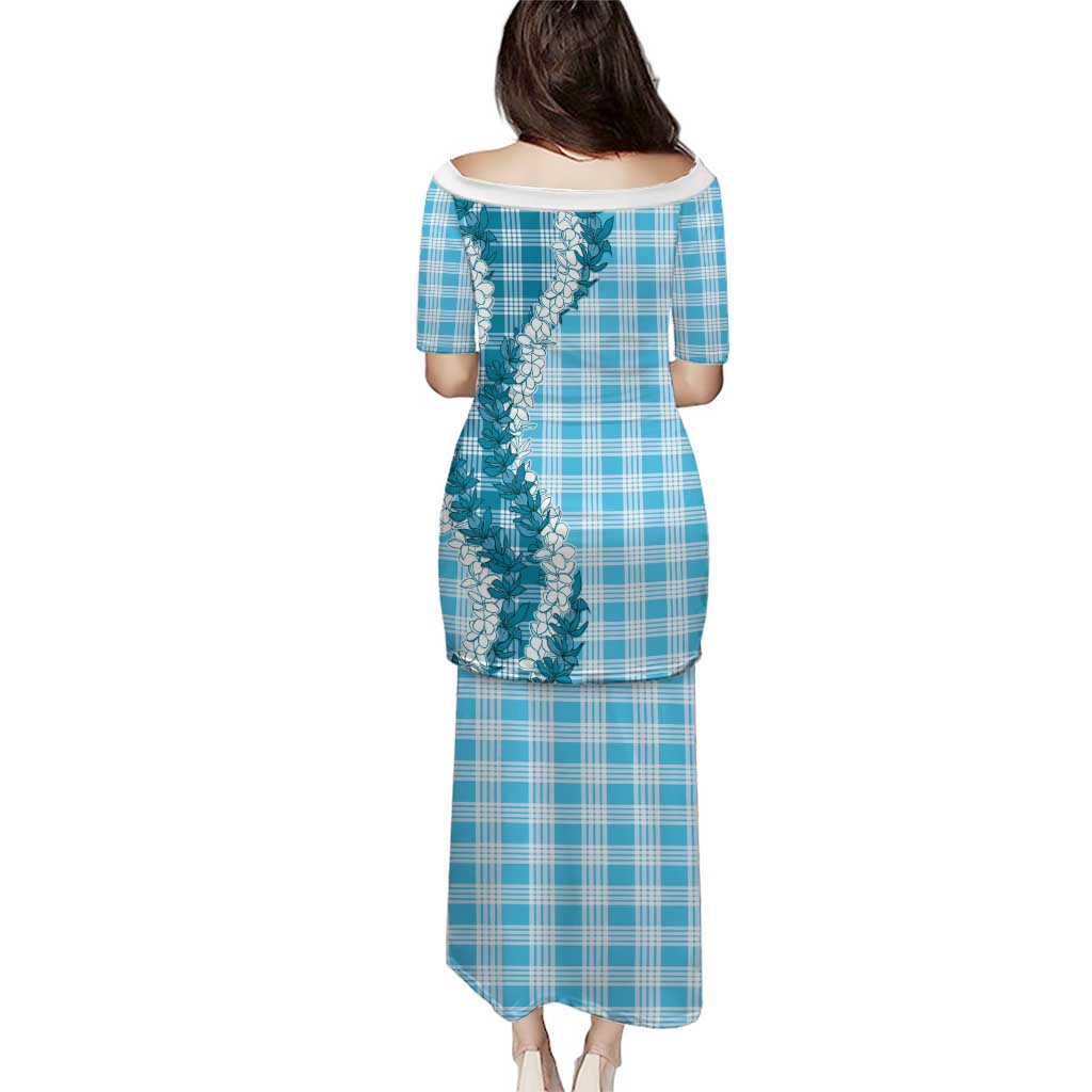 Blue Hawaii Palaka Puletasi Hawaiian Honohono Lei LT05 - Polynesian Pride