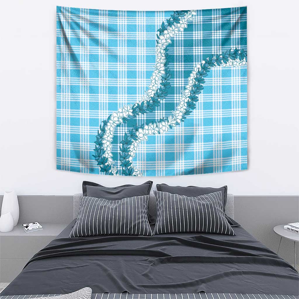 Blue Hawaii Palaka Tapestry Hawaiian Honohono Lei LT05 - Polynesian Pride