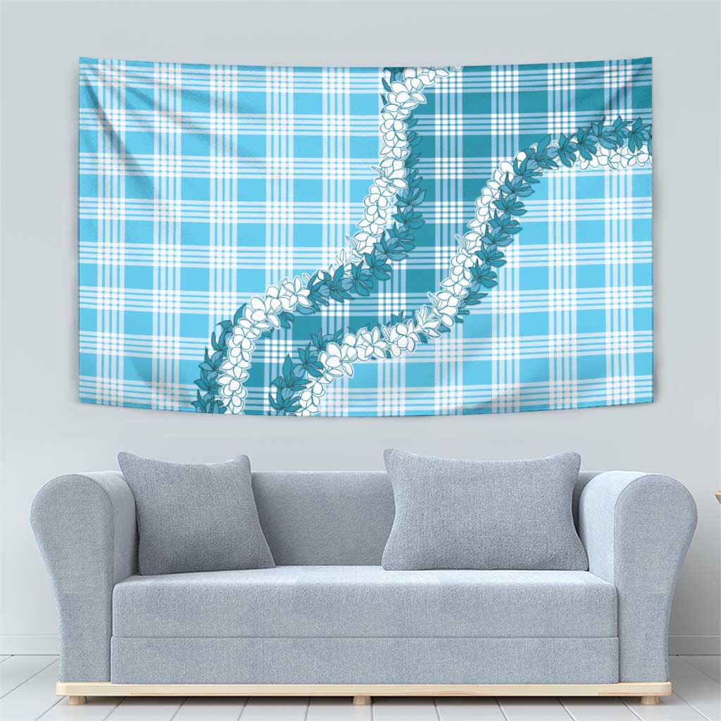 Blue Hawaii Palaka Tapestry Hawaiian Honohono Lei LT05 - Polynesian Pride