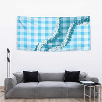 Blue Hawaii Palaka Tapestry Hawaiian Honohono Lei LT05 - Polynesian Pride
