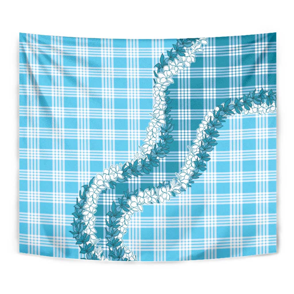 Blue Hawaii Palaka Tapestry Hawaiian Honohono Lei LT05 - Polynesian Pride