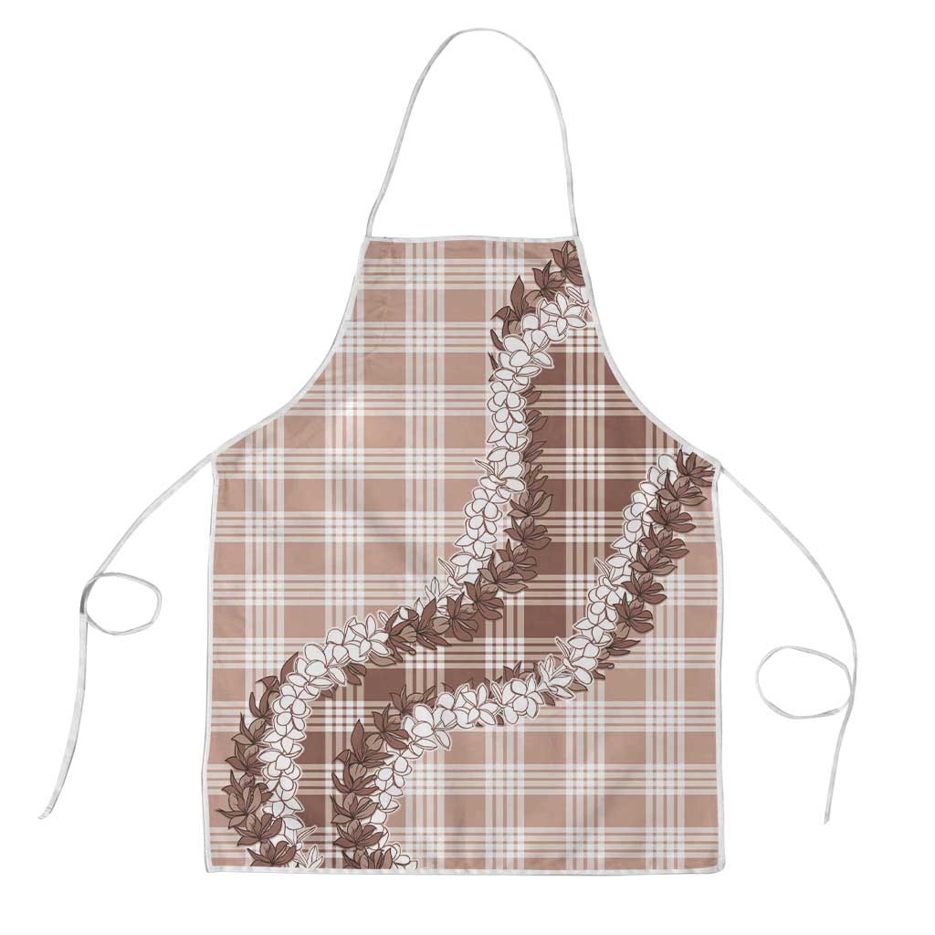 Beige Hawaii Palaka Apron Hawaiian Honohono Lei LT05 Beige - Polynesian Pride