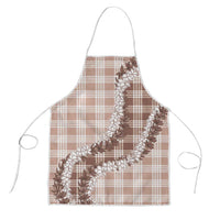 Beige Hawaii Palaka Apron Hawaiian Honohono Lei LT05 Beige - Polynesian Pride