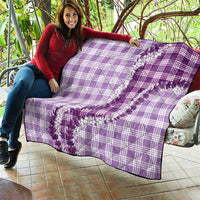 Violet Hawaii Palaka Quilt Hawaiian Honohono Lei LT05 - Polynesian Pride