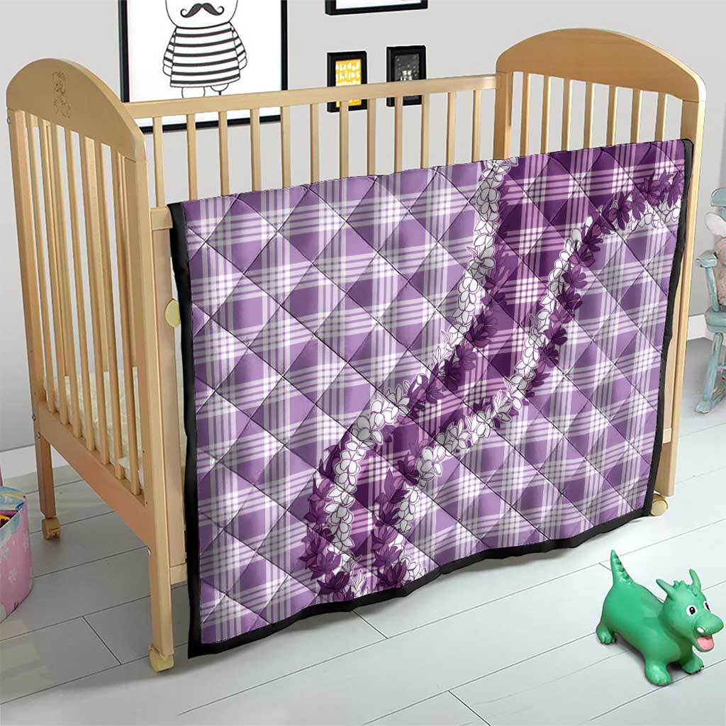 Violet Hawaii Palaka Quilt Hawaiian Honohono Lei LT05 - Polynesian Pride