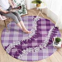 Violet Hawaii Palaka Round Carpet Hawaiian Honohono Lei LT05 - Polynesian Pride