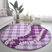 Violet Hawaii Palaka Round Carpet Hawaiian Honohono Lei LT05 - Polynesian Pride