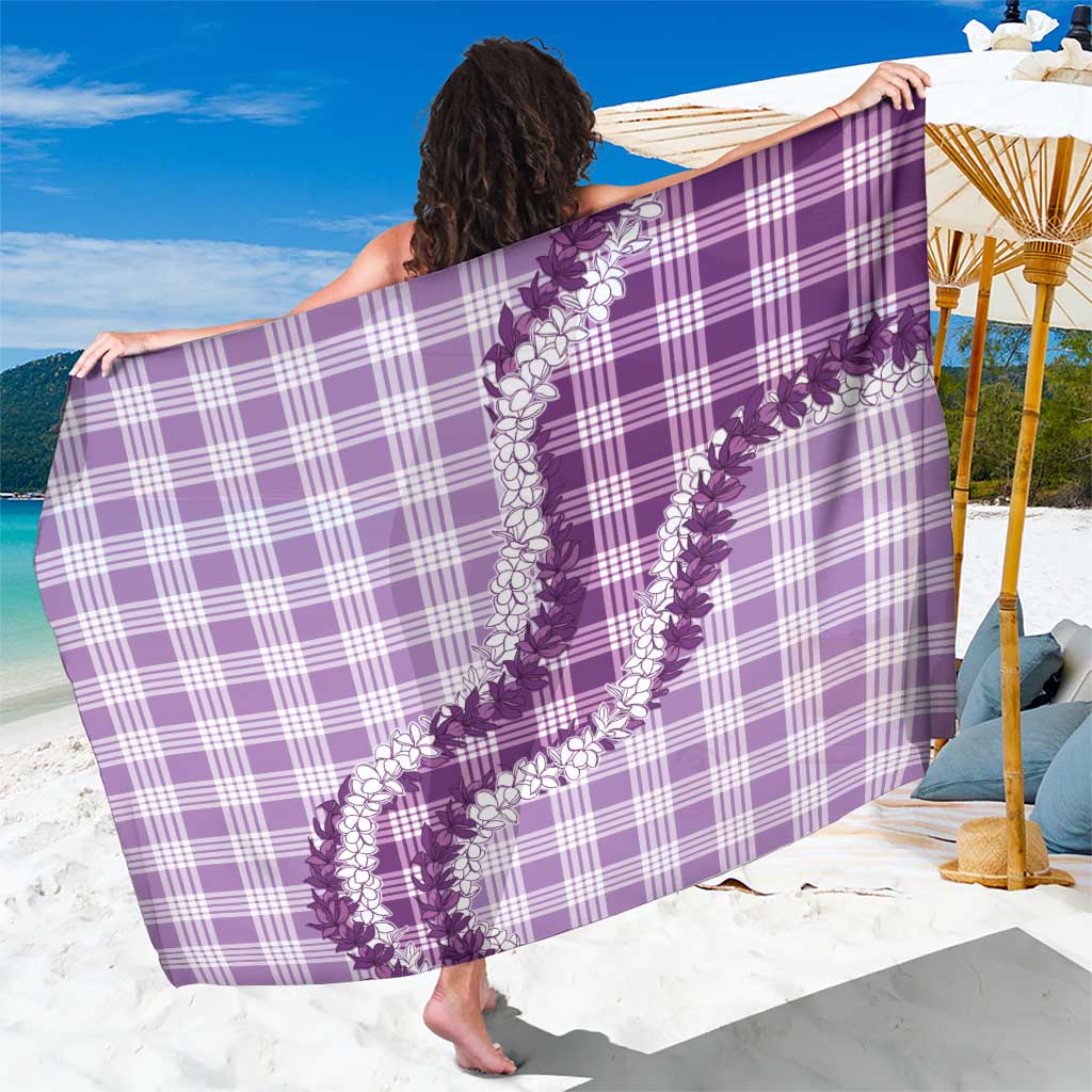 Violet Hawaii Palaka Sarong Hawaiian Honohono Lei LT05 One Size 44 x 66 inches Violet - Polynesian Pride