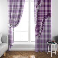 Violet Hawaii Palaka Window Curtain Hawaiian Honohono Lei LT05 - Polynesian Pride