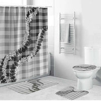 Gray Hawaii Palaka Bathroom Set Hawaiian Honohono Lei LT05 Bathroom Set (4 pcs) Gray - Polynesian Pride