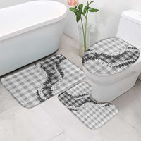 Gray Hawaii Palaka Bathroom Set Hawaiian Honohono Lei LT05 - Polynesian Pride