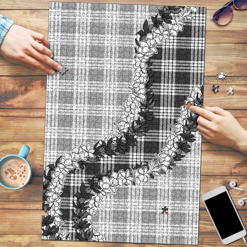 Gray Hawaii Palaka Puzzle Hawaiian Honohono Lei LT05 Gray - Polynesian Pride
