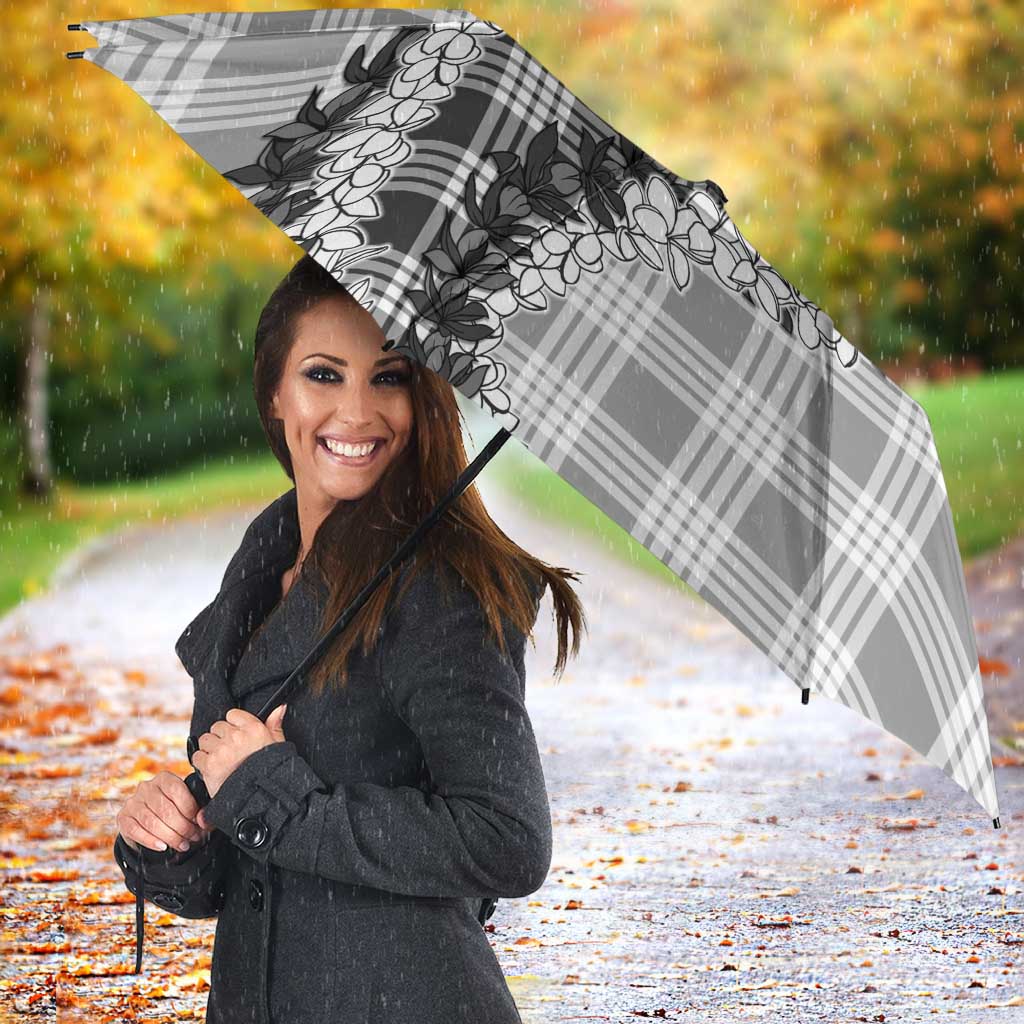 Gray Hawaii Palaka Umbrella Hawaiian Honohono Lei LT05 - Polynesian Pride