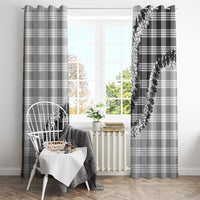 Gray Hawaii Palaka Window Curtain Hawaiian Honohono Lei LT05 - Polynesian Pride