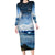 New Zealand Wanaka Air Show Family Matching Long Sleeve Bodycon Dress and Hawaiian Shirt With Maori Pattern