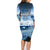 New Zealand Wanaka Air Show Family Matching Long Sleeve Bodycon Dress and Hawaiian Shirt With Maori Pattern