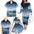 New Zealand Wanaka Air Show Family Matching Off The Shoulder Long Sleeve Dress and Hawaiian Shirt With Maori Pattern