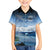 New Zealand Wanaka Air Show Family Matching Off The Shoulder Long Sleeve Dress and Hawaiian Shirt With Maori Pattern