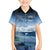 New Zealand Wanaka Air Show Family Matching Short Sleeve Bodycon Dress and Hawaiian Shirt With Maori Pattern