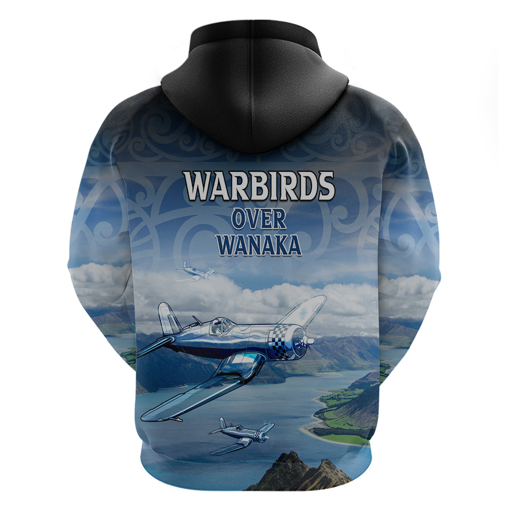 New Zealand Wanaka Air Show Hoodie With Maori Pattern LT05 - Polynesian Pride