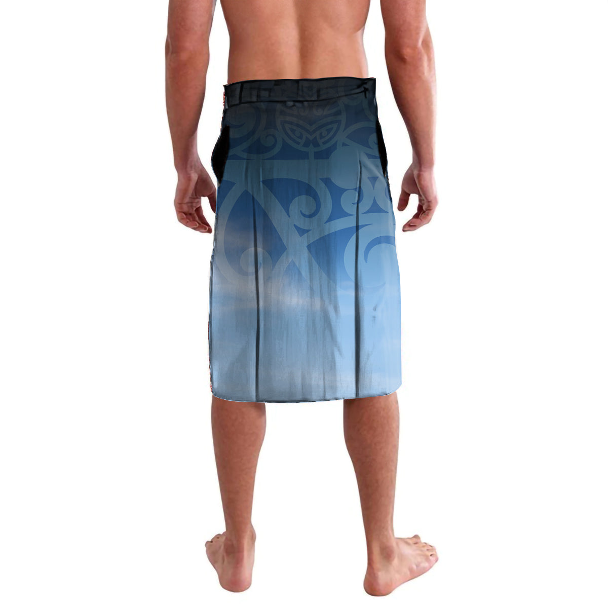 New Zealand Wanaka Air Show Lavalava With Maori Pattern LT05 - Polynesian Pride
