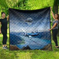 New Zealand Wanaka Air Show Quilt With Maori Pattern LT05 - Polynesian Pride