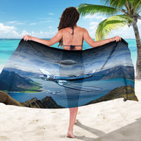New Zealand Wanaka Air Show Sarong With Maori Pattern LT05 - Polynesian Pride