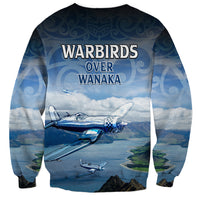 New Zealand Wanaka Air Show Sweatshirt With Maori Pattern LT05 - Polynesian Pride