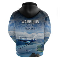 New Zealand Wanaka Air Show Zip Hoodie With Maori Pattern LT05 - Polynesian Pride