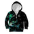 New Zealand Marathon Kid Hoodie Silver Fern Paua Shell Simple Style