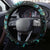 New Zealand Marathon Steering Wheel Cover Silver Fern Paua Shell Simple Style