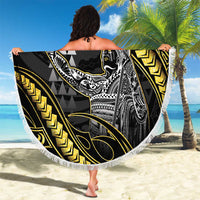 Hawaii King Kamehameha The Great Beach Blanket Gold Tribal Tattoo LT05 - Polynesian Pride