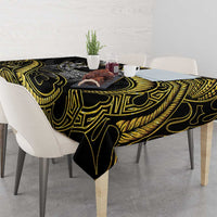 Hawaii King Kamehameha The Great Tablecloth Gold Tribal Tattoo LT05 - Polynesian Pride
