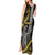 Hawaii King Kamehameha The Great Tank Maxi Dress Gold Tribal Tattoo