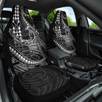 Hawaii King Kamehameha The Great Car Seat Cover Black Tribal Tattoo LT05 One Size Black - Polynesian Pride