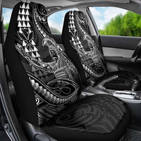 Hawaii King Kamehameha The Great Car Seat Cover Black Tribal Tattoo LT05 - Polynesian Pride