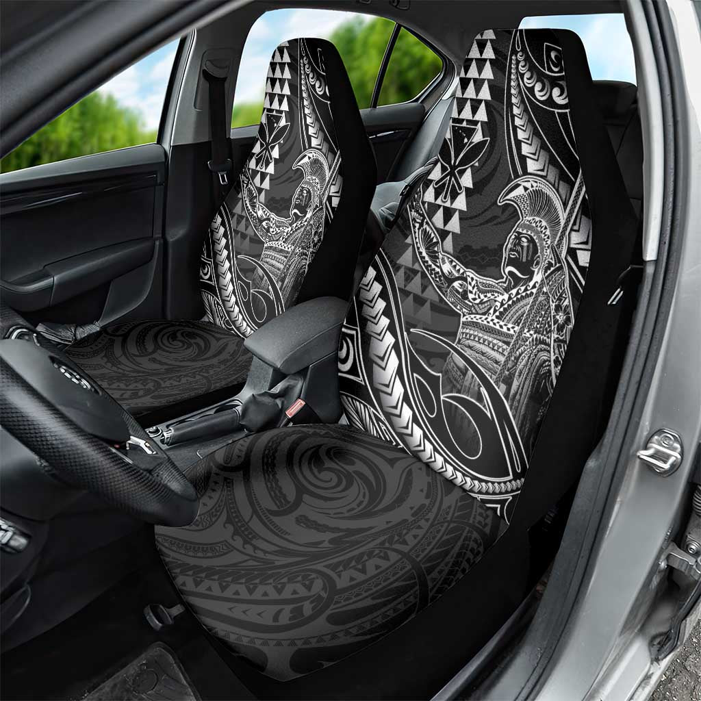 Hawaii King Kamehameha The Great Car Seat Cover Black Tribal Tattoo LT05 - Polynesian Pride