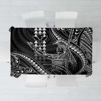 Hawaii King Kamehameha The Great Tablecloth Black Tribal Tattoo LT05 Black - Polynesian Pride