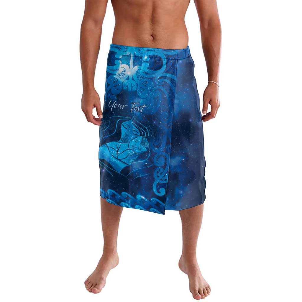 Personalised New Zealand Mother's Day Lavalava Ko Te Whaea Te Takere O Te Waka LT05 Blue - Polynesian Pride