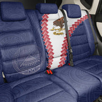 American Samoa Eagle Back Car Seat Cover Polynesian Tribal Pattern Curve Style LT05 - Polynesian Pride